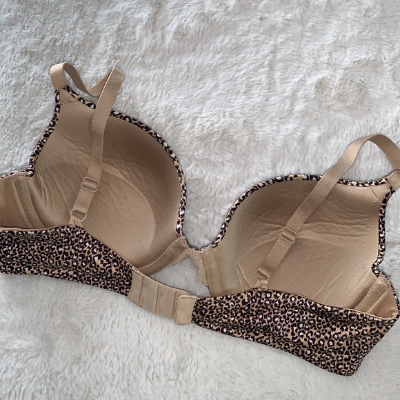 38B Maidenform 27701 padded leopard print push-up bra - Picture 3 of 3